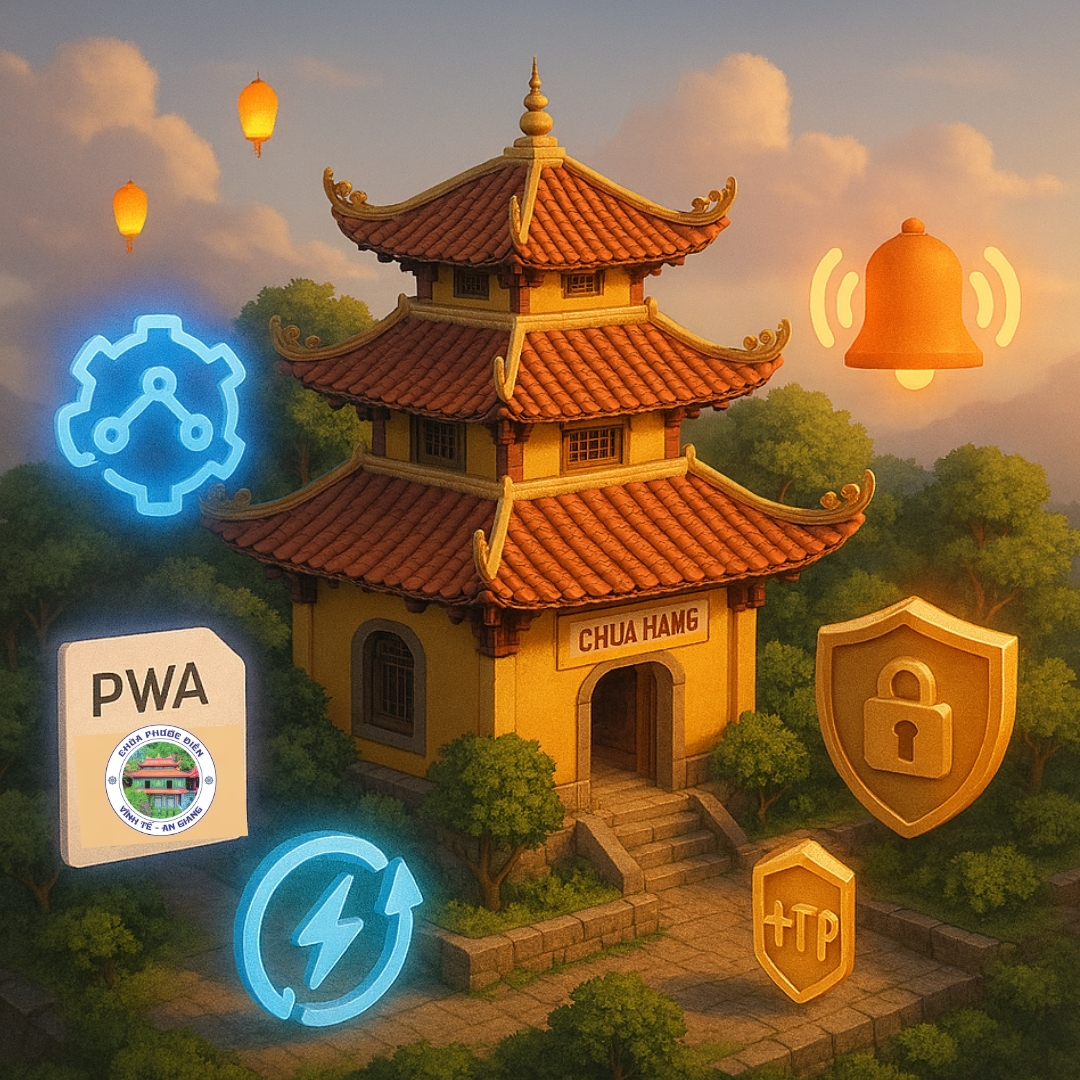 Khám Phá Chùa Phước Điền - Mọi Lúc, Mọi Nơi Với Công Nghệ PWA